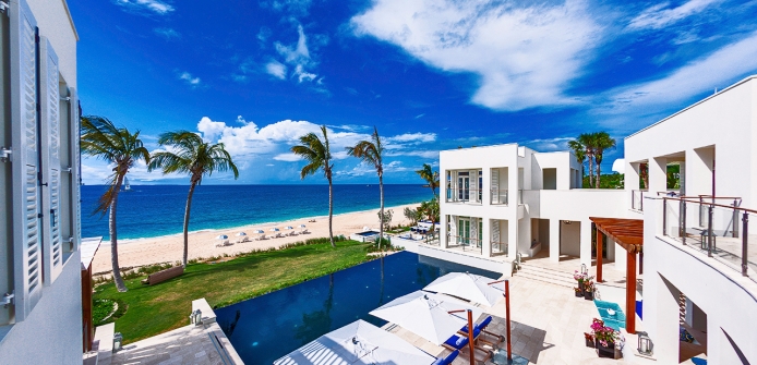Modern Secluded Resort Style Luxury Villa with Private Beach  - Ocean Views from Balcony