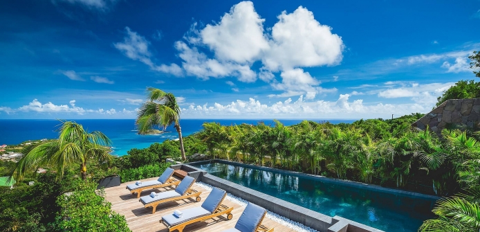 Villa Clementine St Barts Modern Luxury Hilltop Villa with Panoramic Ocean Views - Thumbnail image