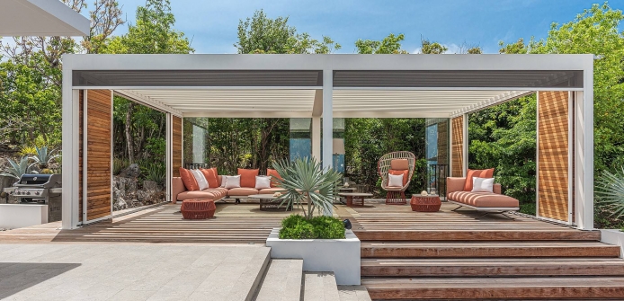 Villa Palm Springs Ocean View Luxury Hilltop Designer Home with Pool in St Barts - Thumbnail image
