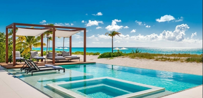 Villa Vision Beach Secluded Luxury Beachfront Estate In Grace Bay Turks and Caicos - Thumbnail image