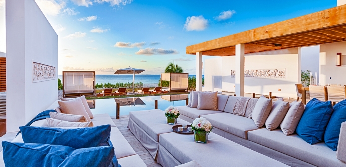 Contemporary Oceanfront Luxury Villa on Meads Bay Beach - Pool and Ocean Views