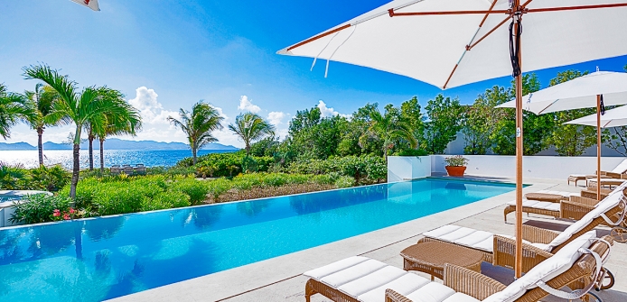 Palatial Beachfront Luxury Villa with Pool in Anguilla - Infinity-Edge Pool and Ocean Views