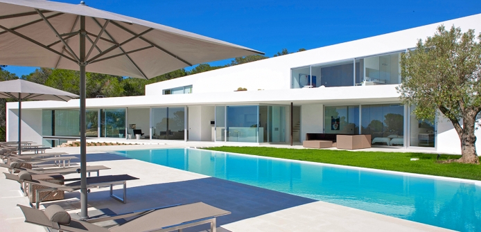Villa Ixos Modern Ibiza Luxury Estate with Ocean Views - Pool & Exterior