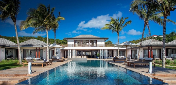 Villa Blanc Bleu St Barts World Class Resort Style Luxury Villa with Ocean Views - Thumbnail image