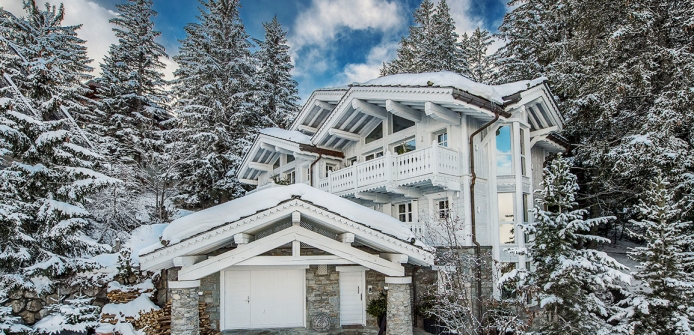 Chalet White Dream Luxury Rental in Courchevel 1850 - Chalet Exterior