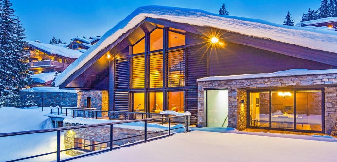Chalet Greystone Courchevel Luxury Ski Villa - Chalet Exterior
